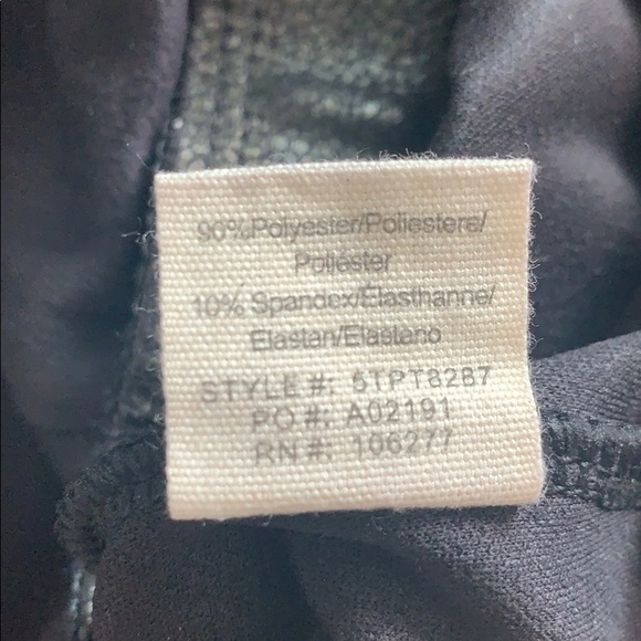 Faux suede leggings with leather details - Picture 6 of 6